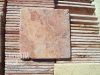. red travertine aged, very suitable for clad bathroom, bathroom vanity tops together